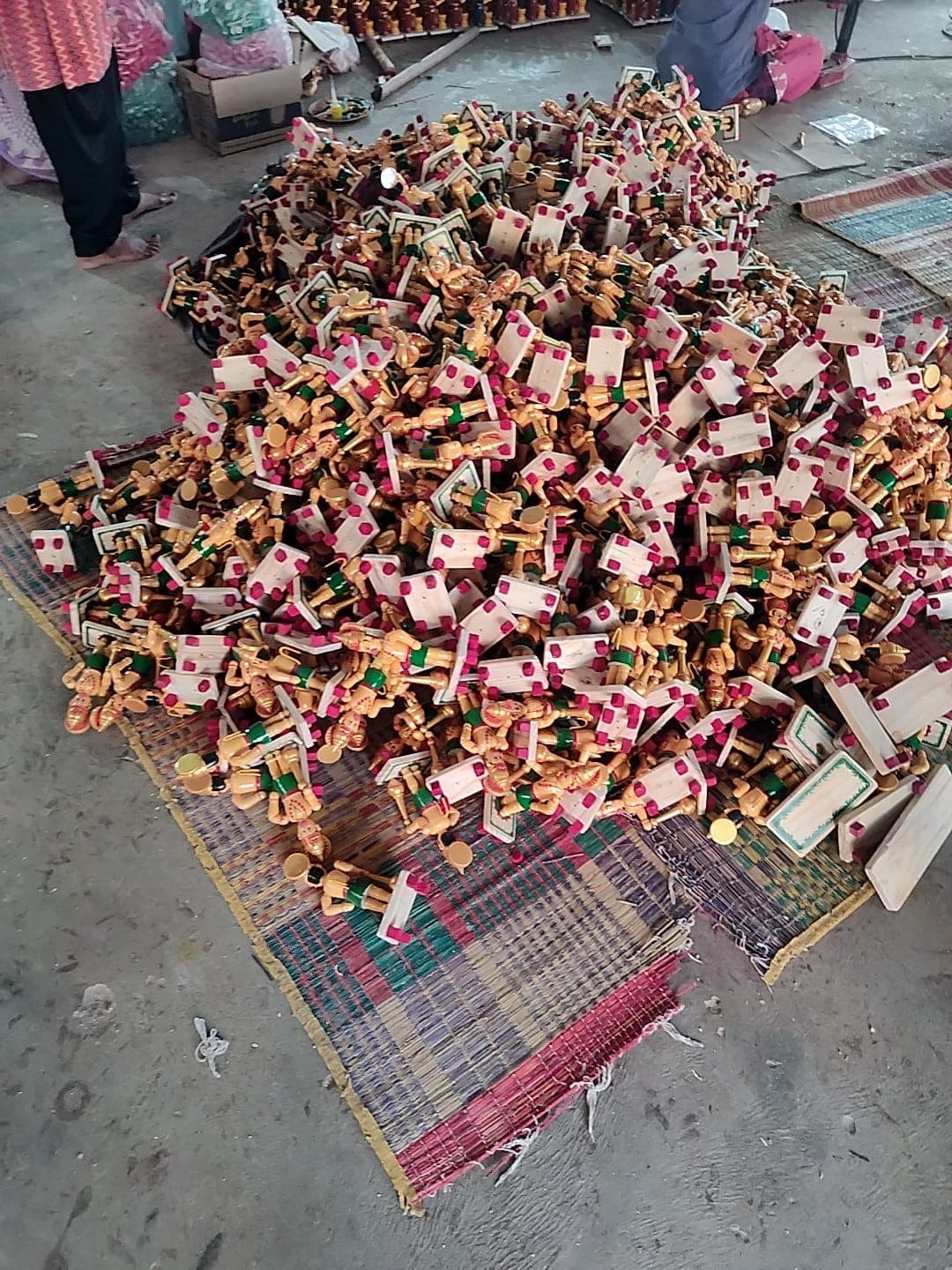 Traditional handcrafted wooden toys